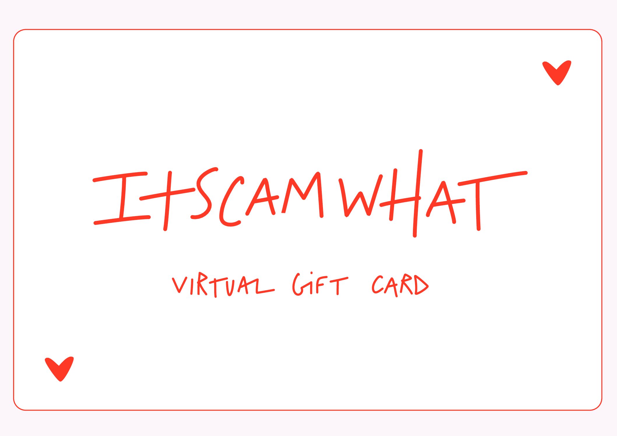Virtual gift card